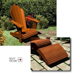 Adirondack Chair and Footrest Plans