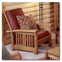 Arts and Crafts Morris Chair Woodworking Plan, Mission Style